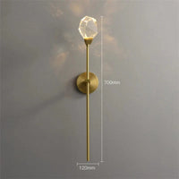 Applique murale de luxe en cristal moderne | Marco Lucetti