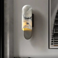 Applique murale de luxe en cuivre et marbre: Élégance suprême | Marco Lucetti
