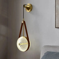 Applique murale de luxe en cuivre et verre post-moderne | Marco Lucetti