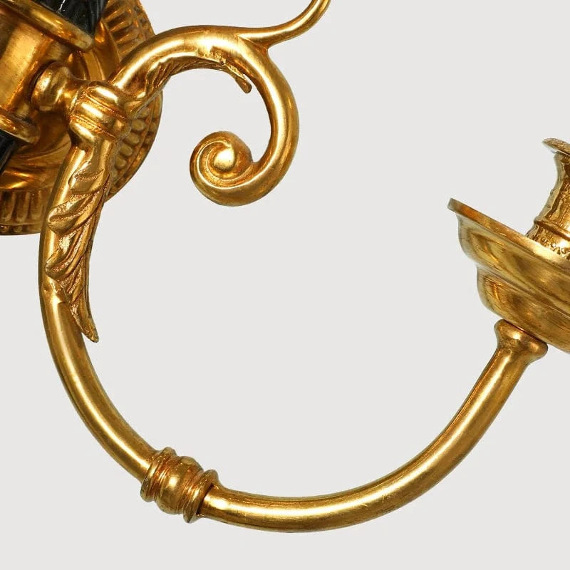 Applique murale de luxe en cuivre massif pour hôtellerie | Marco Lucetti L50 H60 E22cm