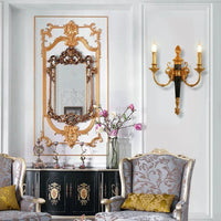 Applique murale de luxe en cuivre massif pour hôtellerie | Marco Lucetti L50 H60 E22cm