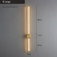 Applique murale de luxe en cuivre modernisé | Marco Lucetti B 120 cm