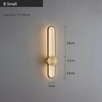 Applique murale de luxe en cuivre modernisé | Marco Lucetti B 60 cm