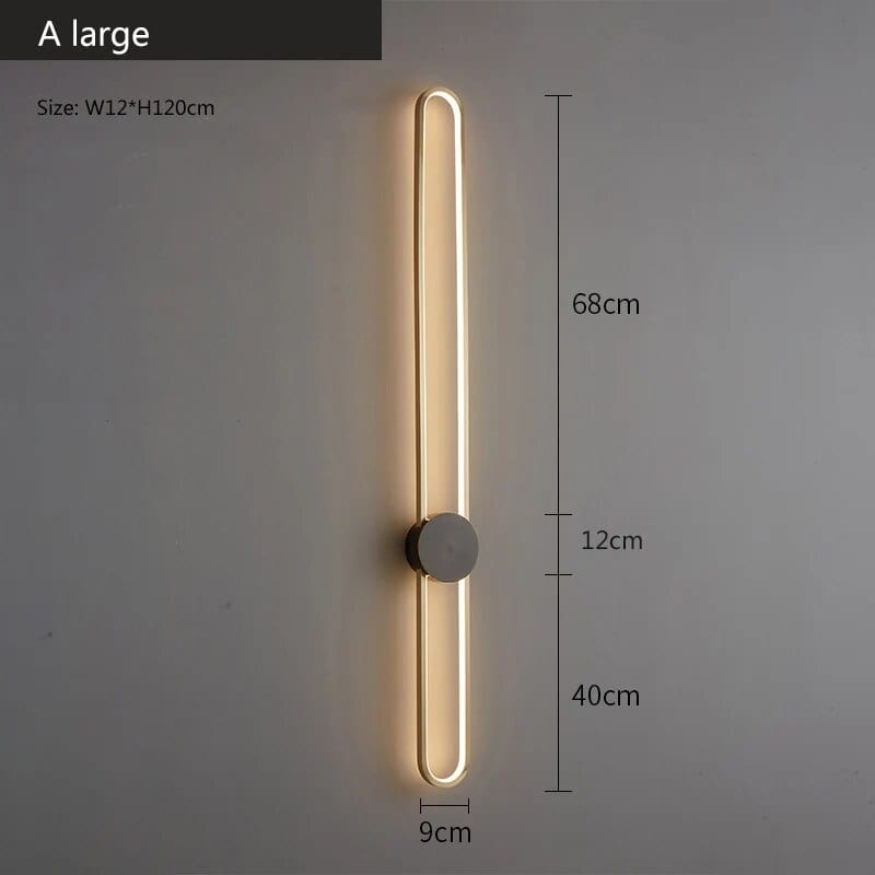 Applique murale de luxe en cuivre modernisé | Marco Lucetti Un 120cm