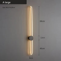 Applique murale de luxe en cuivre modernisé | Marco Lucetti Un 120cm