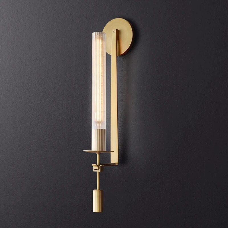Applique murale de luxe en cuivre Post-moderne - Élégance cuivrée | Marco Lucetti copper wall lights