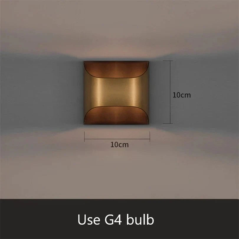 Applique Murale de Luxe en Cuivre pour un Éclairage Moderne de Qualité | Marco Lucetti Très petit