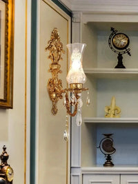 Applique Murale de Luxe en Cuivre Style Français Nordique Antique | Marco Lucetti