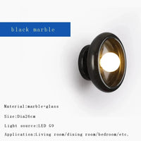 Applique murale de luxe en jade LED pour hôtel et villa - Collection Prestige | Marco Lucetti Noir / Lumière blanche