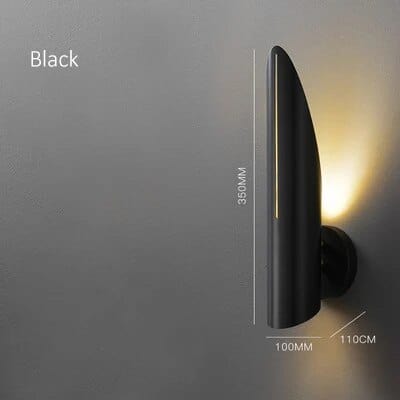 Applique murale de luxe en métal premium | Marco Lucetti Noir