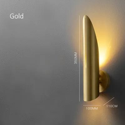 Applique murale de luxe en métal premium | Marco Lucetti Or