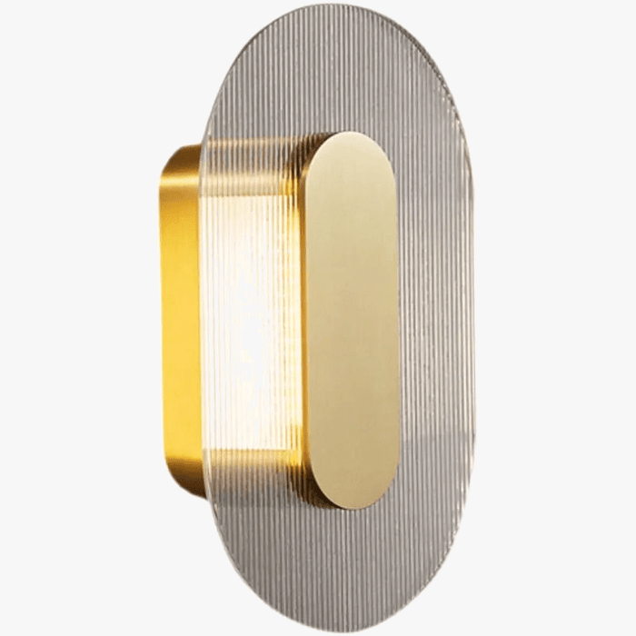 Applique murale de luxe en verre rond: Élégance illuminée | Marco Lucetti