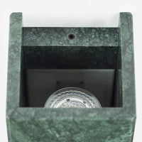 Applique murale de luxe européen en marbre vert naturel avec éclairage LED - Style moderne pour couloir, salon et chambre | Marco Lucetti