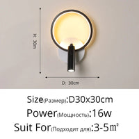 Applique Murale de Luxe Moderne pour Maison - Ronde & Minimaliste | Marco Lucetti