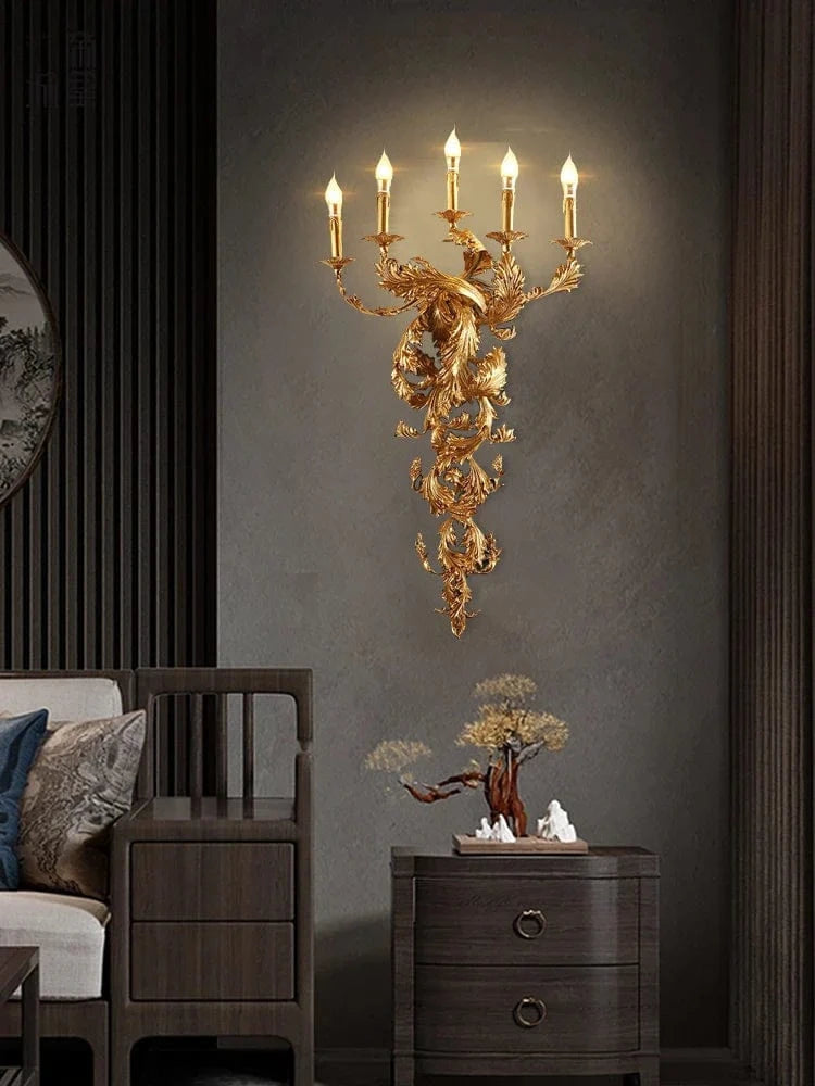 Applique murale de luxe Vintage - Éclairage sophistiqué pour hôtel, villa ou chambre | Marco Lucetti