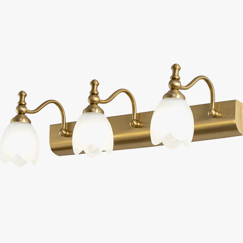 Applique murale de salle de bains LED européen chic pour miroir de maquillage | Marco Lucetti