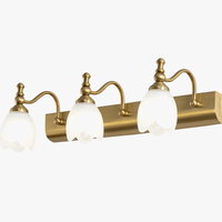 Applique murale de salle de bains LED européen chic pour miroir de maquillage | Marco Lucetti