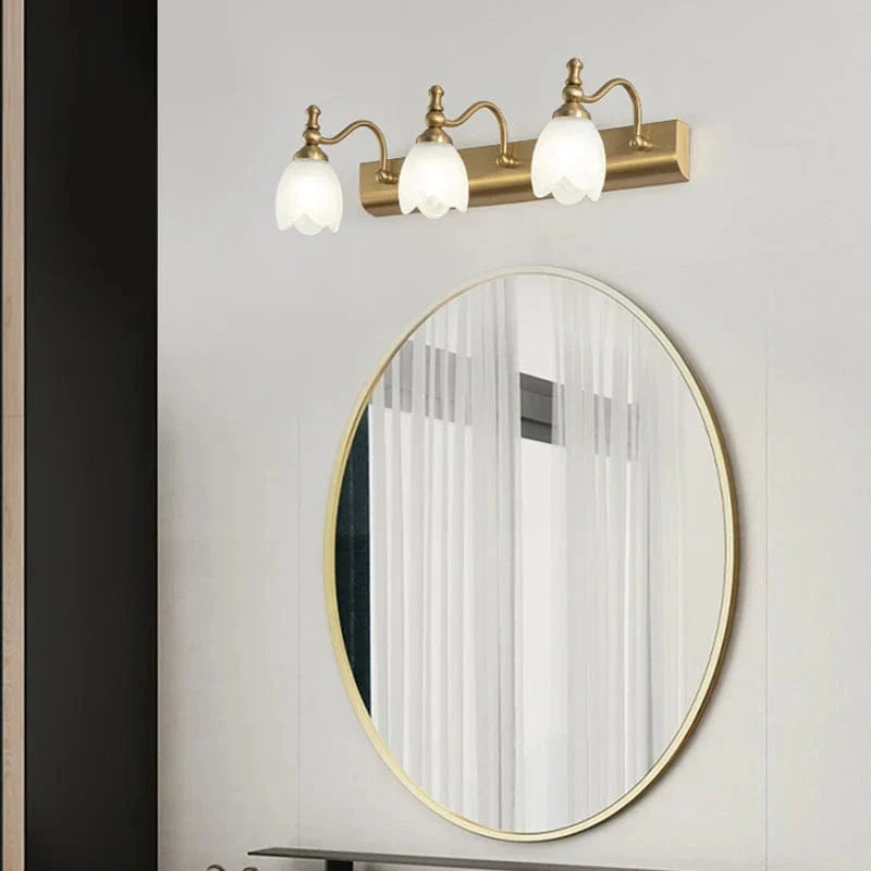 Applique murale de salle de bains LED européen chic pour miroir de maquillage | Marco Lucetti 2 têtes L320MM