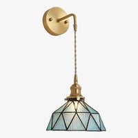 Applique murale design à LED avec abat-jour en verre rétro Illuminate | Marco Lucetti