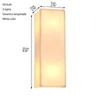 Applique murale design à LED en céramique : Géométrie Lumineuse | Marco Lucetti