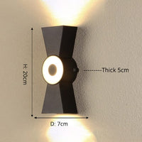 Applique murale design ALIÉNOR LED Waterproof | Marco Lucetti