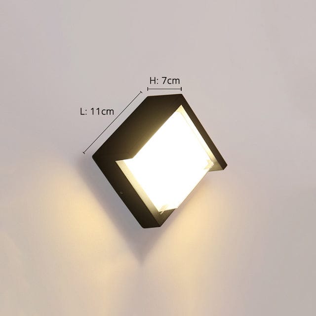 Applique murale design ALIÉNOR LED Waterproof | Marco Lucetti B - L11x7cm / Chaude