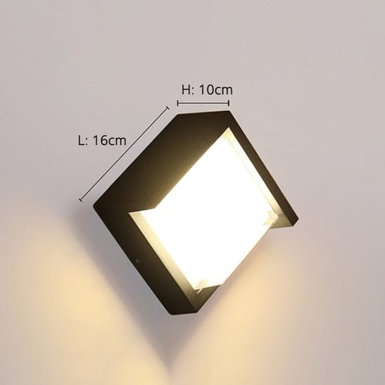 Applique murale design ALIÉNOR LED Waterproof | Marco Lucetti B - L16x10cm / Chaude