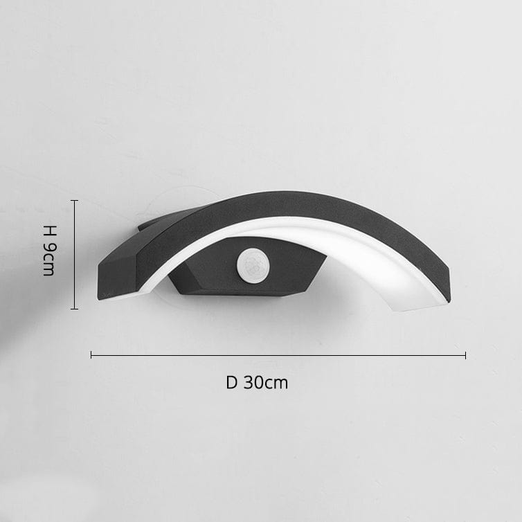 Applique murale design ALIÉNOR LED Waterproof | Marco Lucetti C - D30x10cm / Chaude