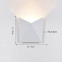 Applique murale design ALIÉNOR LED Waterproof | Marco Lucetti E - D17x17cm / Chaude