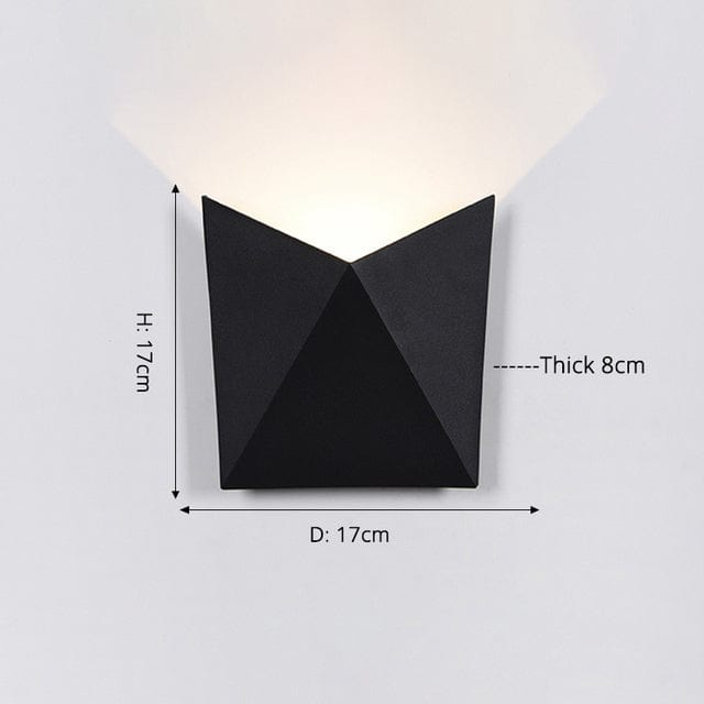 Applique murale design ALIÉNOR LED Waterproof | Marco Lucetti F - D17x17cm / Chaude