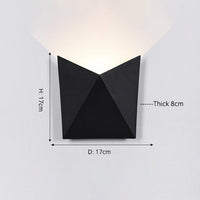 Applique murale design ALIÉNOR LED Waterproof | Marco Lucetti F - D17x17cm / Chaude