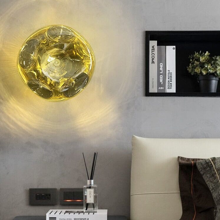 Applique murale design arrondi Petra | Marco Lucetti Doré