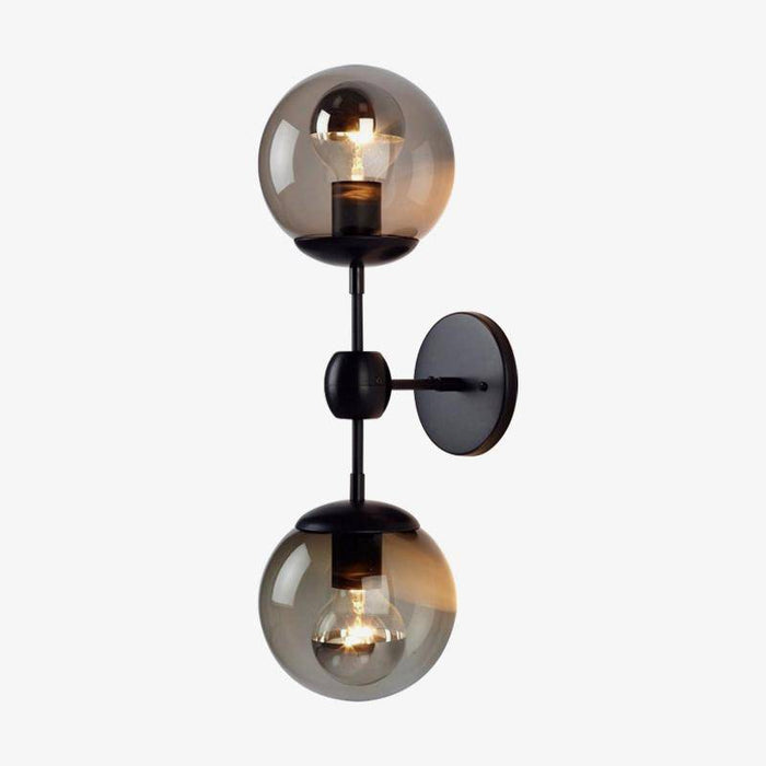 Applique murale Vintage avec boules en verre.