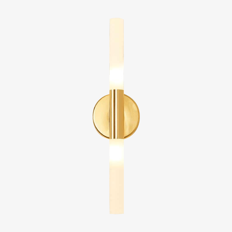 Applique murale LED minimaliste en métal doré 
