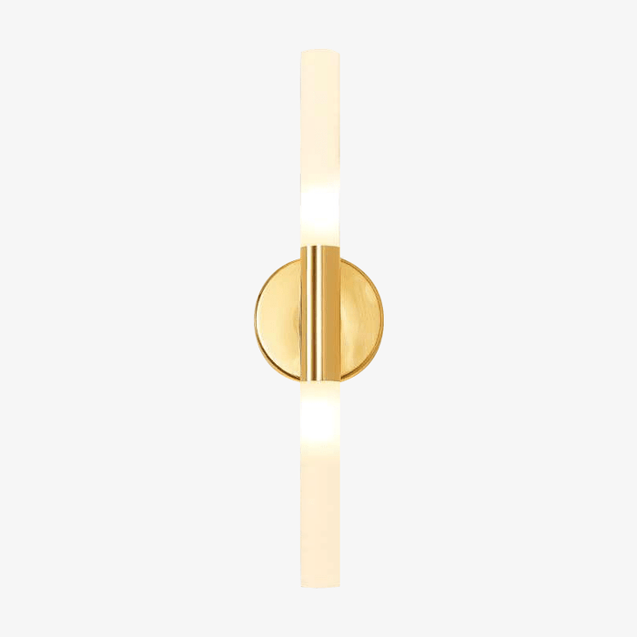 Applique murale LED minimaliste en métal doré 
