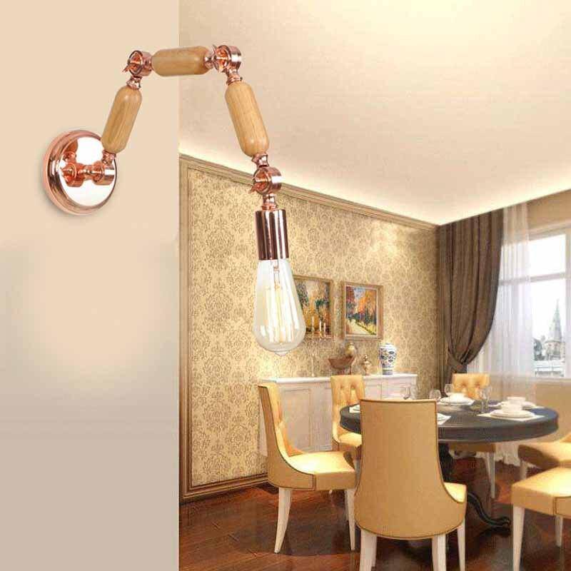 Applique murale design bras articulé rose gold "Aisle Luxe" | Marco Lucetti