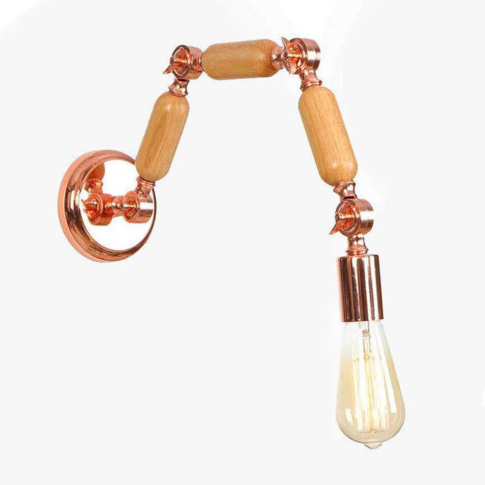 Applique murale design bras articulé rose gold "Aisle Luxe"