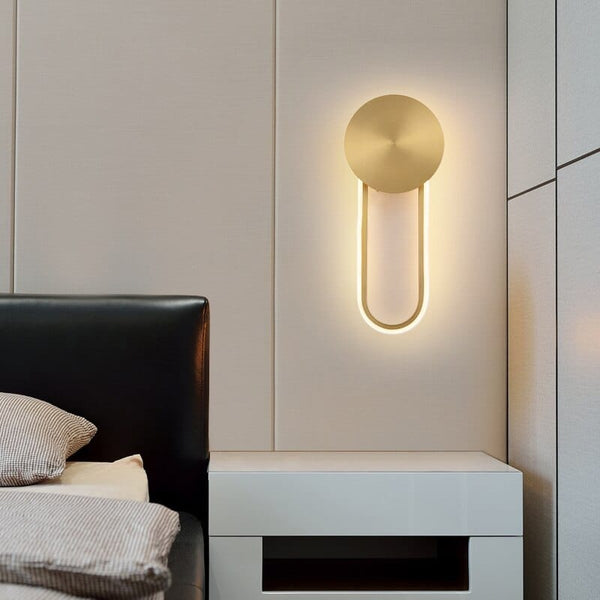 Applique murale design circulaire en cuivre Lotyna | Marco Lucetti