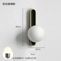 Applique murale design dorée avec boule en cristal - Édition American Luxe | Marco Lucetti A