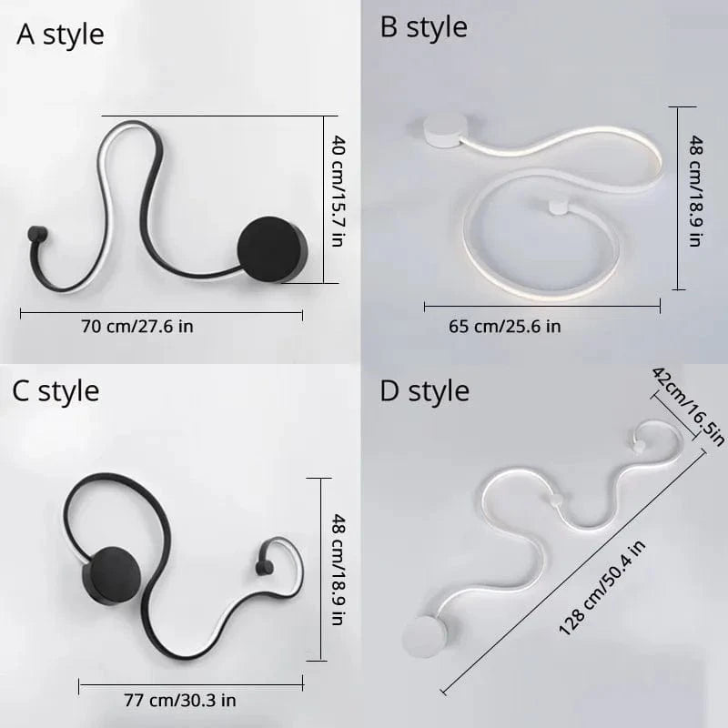 Applique murale design en acrylique et fer LED pour une décoration tendance | Marco Lucetti