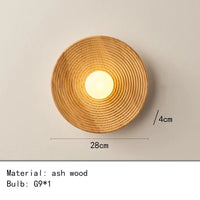 Applique murale design en bois avec éclairage blanc pour hôtel de luxe | Marco Lucetti