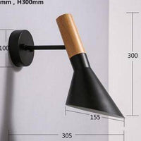 Applique murale design en bois et métal - Noir ou Blanc | Marco Lucetti