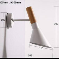 Applique murale design en bois et métal - Noir ou Blanc | Marco Lucetti Blanc