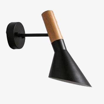 Applique murale design en bois et métal - Noir ou Blanc | Marco Lucetti Noir