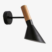 Applique murale design en bois et métal - Noir ou Blanc | Marco Lucetti Noir