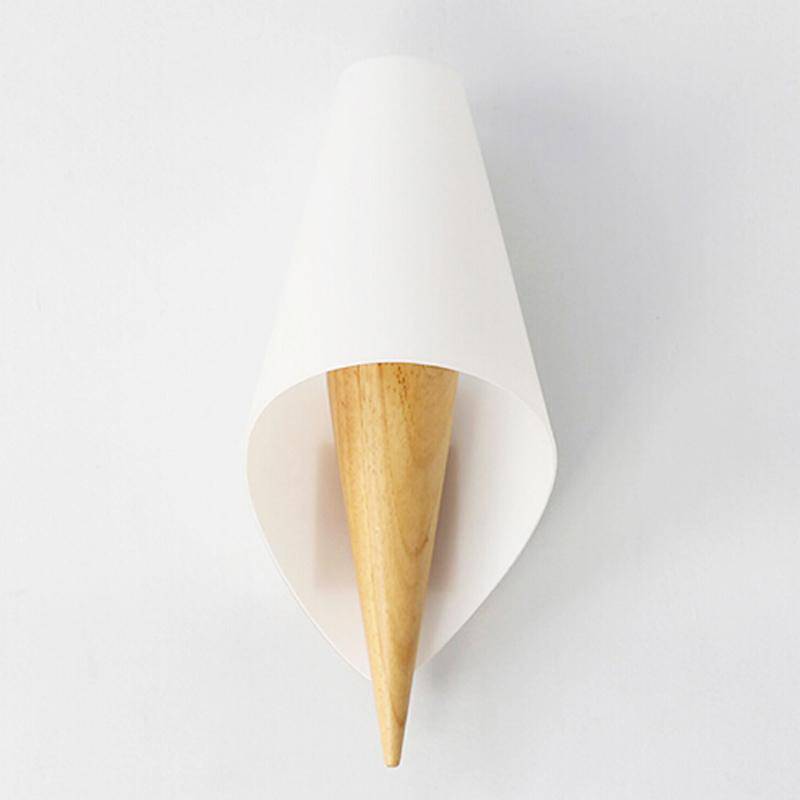 Applique murale design en bois et verre arrondi | Marco Lucetti 3W