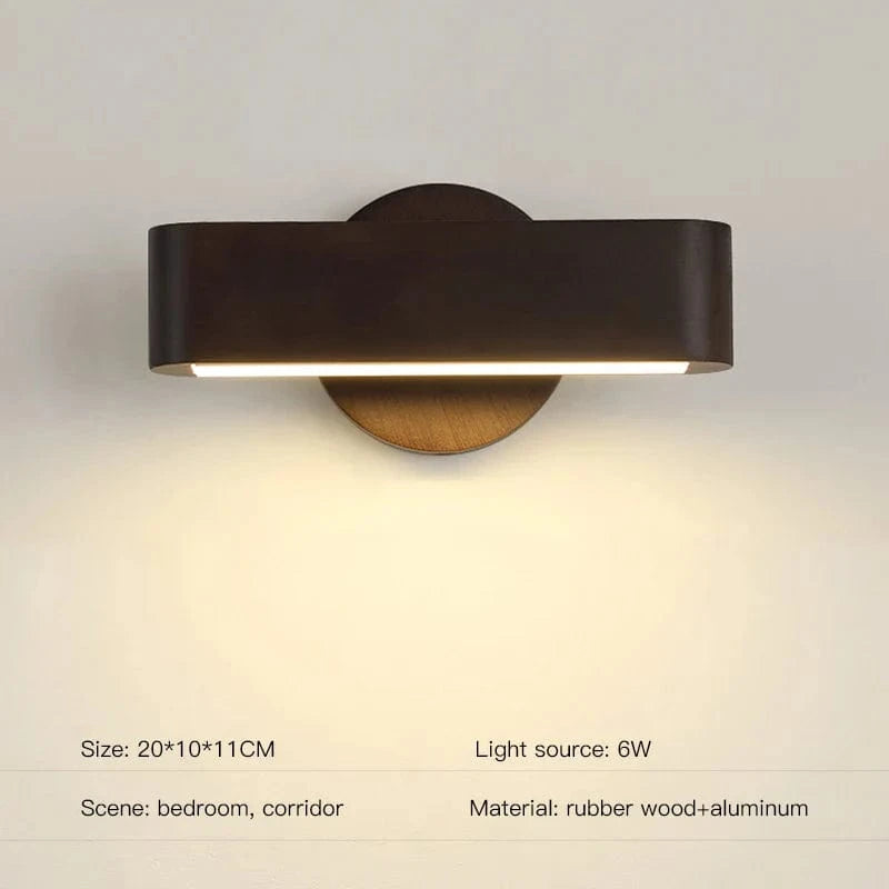 Applique murale design en bois - Idéale pour chambre et salon | Marco Lucetti StyleB