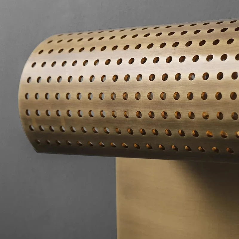 Applique murale design en cuivre avec finition métallique et bords roulés | Marco Lucetti