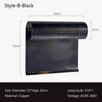 Applique murale design en cuivre avec finition métallique et bords roulés | Marco Lucetti