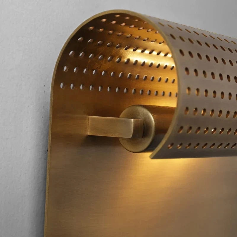 Applique murale design en cuivre avec finition métallique et bords roulés | Marco Lucetti